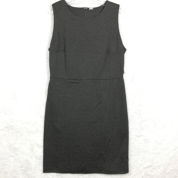 Old Navy Dresses & Skirts - Old Navy Womens Dress Sheath Above‎ Knee Sleeveless Charcoal Gray Heather L New
